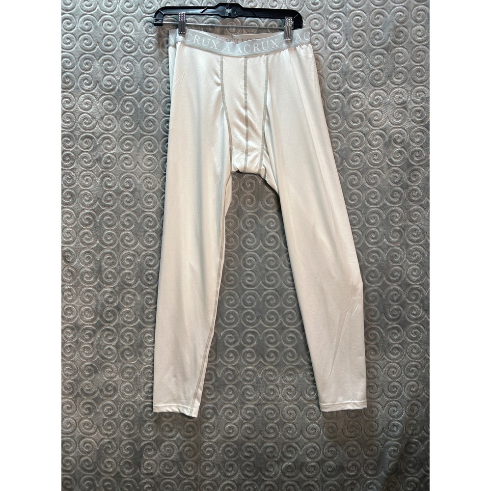 ACRUX Men's XX-Large White‎ Polyester Spandex Long John Thermal Underwear